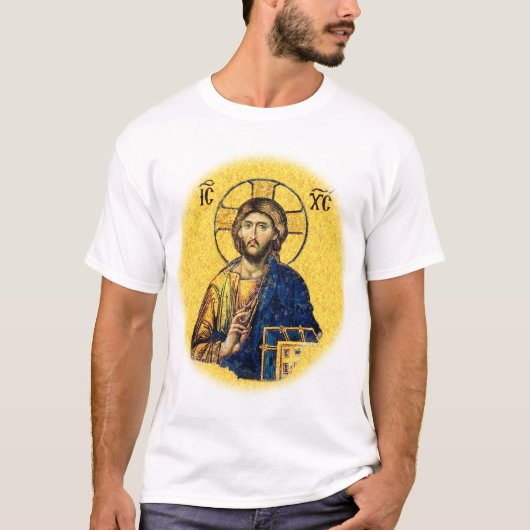 Jezus Christus Pantocrator T-shirt (Voorkant)