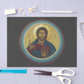 Jezus Christus Pantocrator Tissuepapier (Craft)
