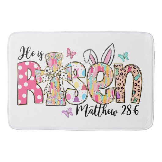 Jezus Christus Pasen Jezus Christelijke mannen, vr Badmat (Voorkant)