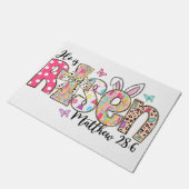 Jezus Christus Pasen Jezus Christelijke mannen, vr Deurmat (Schuin)