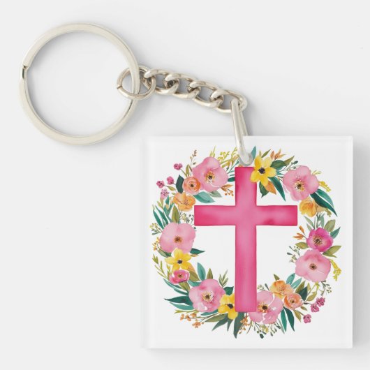 Jezus Christus Pasen Jezus Christelijke mannen, vr Sleutelhanger (voorkant)