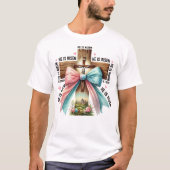 Jezus Christus Pasen Jezus Christelijke mannen, vr T-shirt (Voorkant)