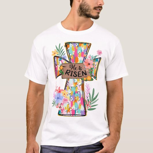 Jezus Christus Pasen Jezus Christelijke mannen, vr T-shirt (Voorkant)