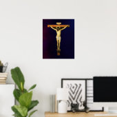 Jezus Christus Passion Crucifixion Crucifix Cross Poster (Thuiskantoor)