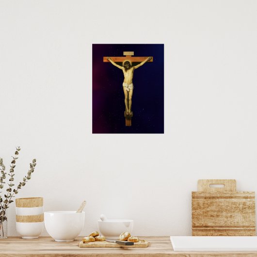 Jezus Christus Passion Crucifixion Crucifix Cross Poster (Keuken)