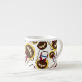 Jezus Christus Patterned Expresso Cup Espresso Kop (Voorkant rechts)