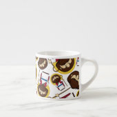 Jezus Christus Patterned Expresso Cup Espresso Kop (Rechts)