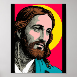 Jezus Christus Pop Art Religieus Pasen & Chris Poster