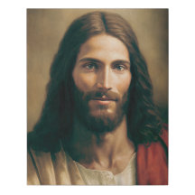 Jezus Christus Portret - Faux Canvas 16x20