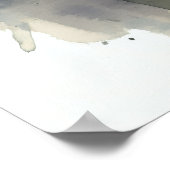 Jezus Christus Portret met een Olijftak kroon Poster (Hoek)