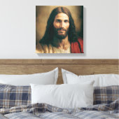 Jezus Christus Portret op Canvas 12x12 (Insitu (Slaapkamer))
