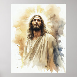 Jezus Christus Portret Poster