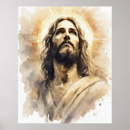 Jezus Christus Portret Poster (Voorkant)