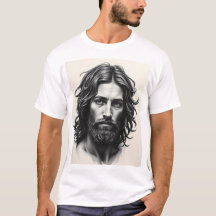 Jezus Christus - Portret van houtskool