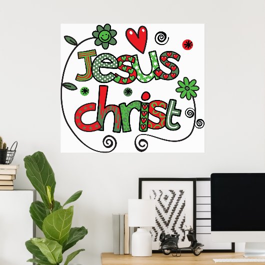 Jezus Christus Poster (Thuiskantoor)