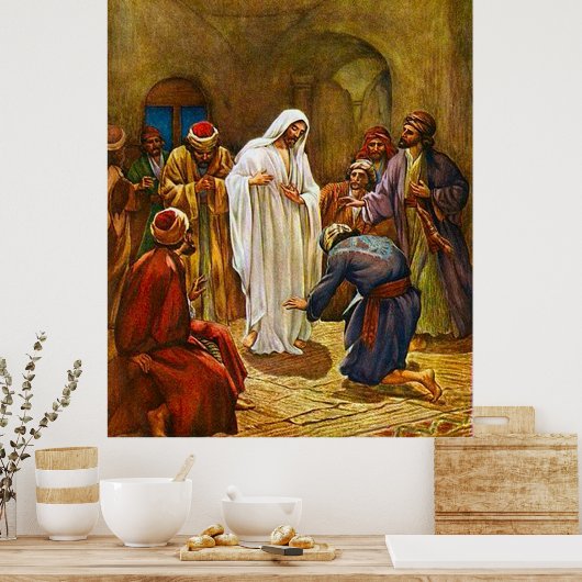 Jezus Christus Poster (Keuken)