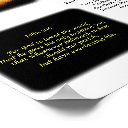 Jezus Christus Poster (Hoek)