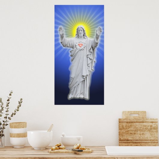 Jezus Christus poster (Keuken)