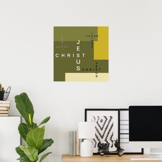 Jezus Christus Poster (Thuiskantoor)