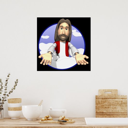 Jezus Christus Poster (Keuken)