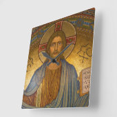 Jezus Christus - Prachtige Christelijke kunst Vierkante Klok (Hoek)