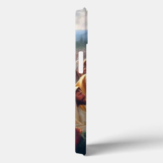 Jezus Christus predikt tot de massa Case-Mate iPhone Case (Achterkant / Rechts)