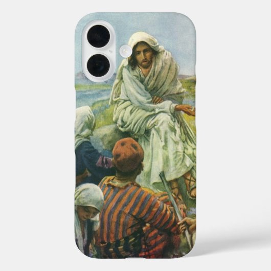 Jezus Christus Preek op de Berg, Oude Religie Case-Mate iPhone Case (Achterkant)