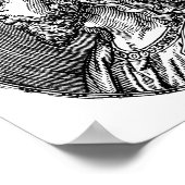 Jezus Christus profiel Poster (Hoek)