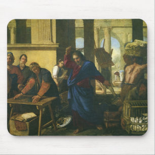 Jezus Christus Reiniging van de Tempel Muismat