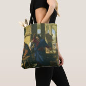 Jezus Christus Reiniging van de Tempel Tote Bag (Dichtbij)