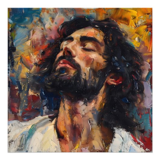 Jezus Christus Religie Foto Afdruk (Voorkant)