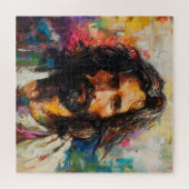 Jezus Christus Religie Kleur Legpuzzel (Horizontaal)