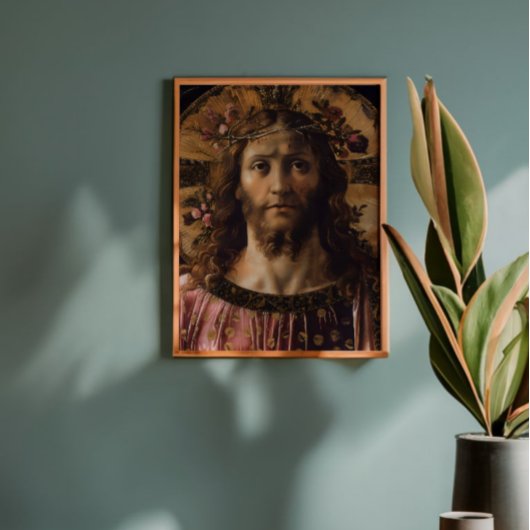 Jezus Christus Religie Renaissance Foto Afdruk