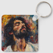 Jezus Christus Religie Sleutelhanger (Achterkant)