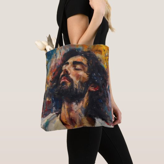 Jezus Christus Religie Tote Bag (Dichtbij)
