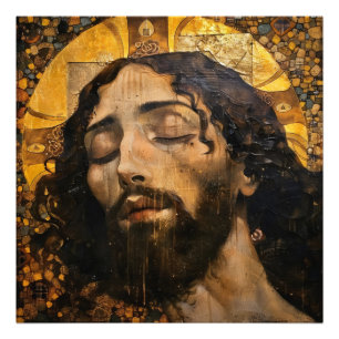 Jezus Christus religieuze kunst Foto Afdruk