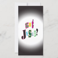 Jezus Christus Religieuze Zwarte Ovaal Abstract