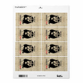 Jezus Christus revolutionair Etiket (Full Sheet)