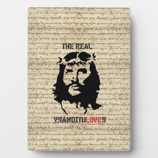Jezus Christus revolutionair Fotoplaat (voorkant)