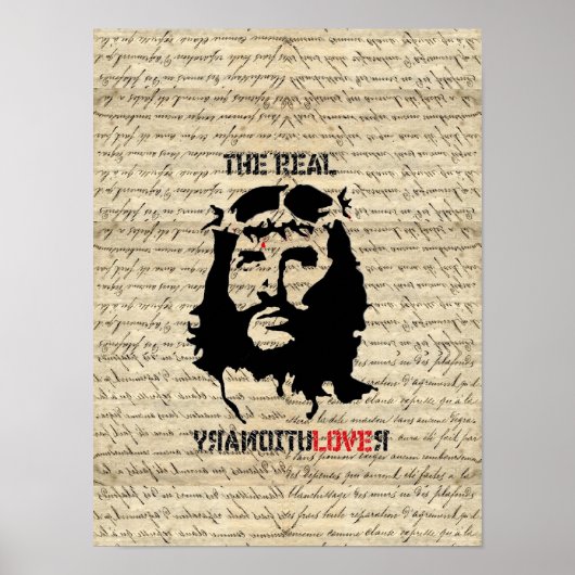 Jezus Christus revolutionair Poster (Voorkant)