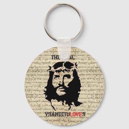 Jezus Christus revolutionair Sleutelhanger (Voorkant)