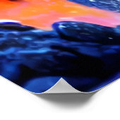 Jezus Christus rijdt met een Polar Beer | AI Art P Poster (Hoek)