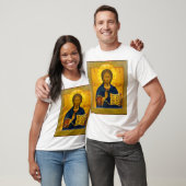 Jezus Christus Russisch Pictogram T-shirt (Unisex)