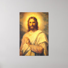 Jezus Christus Savior Canvas Afdruk