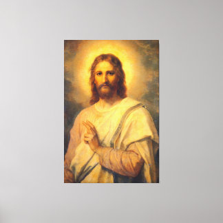 Jezus Christus Savior Canvas Afdruk