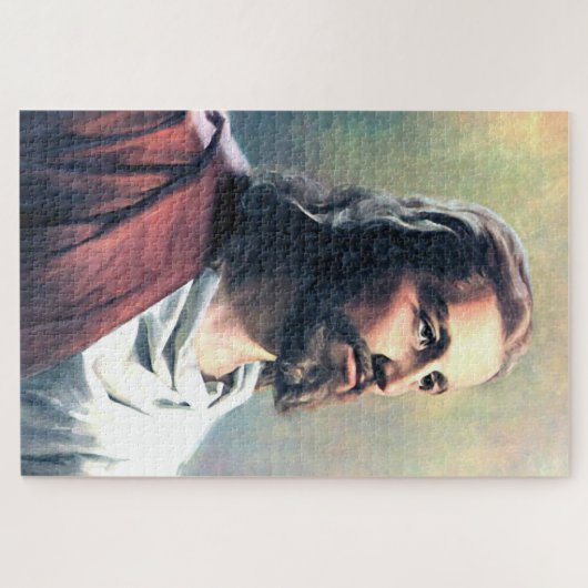Jezus Christus Savior God Zoon Godsdienst Legpuzzel (Horizontaal)