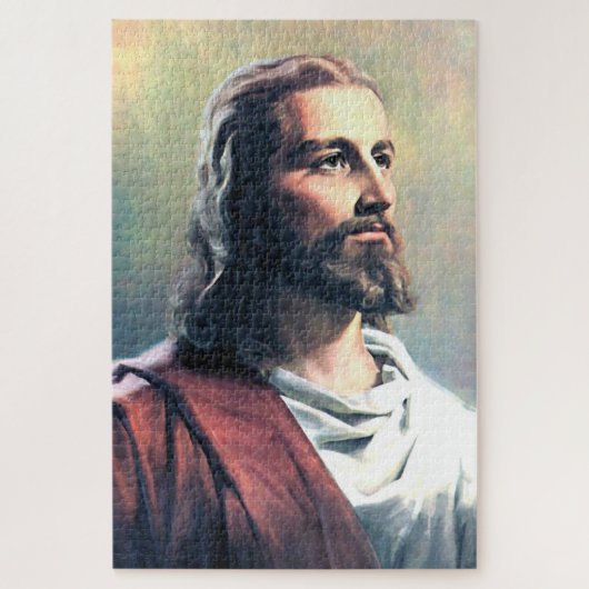 Jezus Christus Savior God Zoon Godsdienst Legpuzzel (Verticaal)