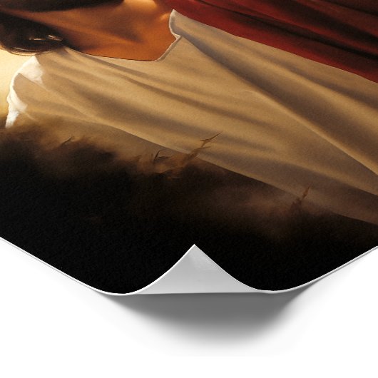 Jezus Christus schilder Poster (Hoek)