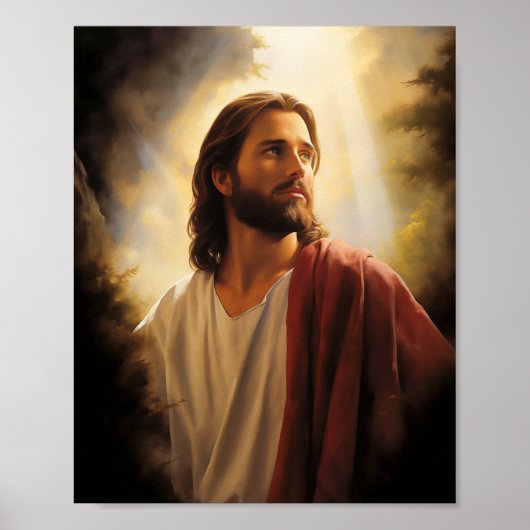 Jezus Christus schilder Poster (Voorkant)
