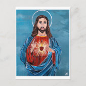 Jezus Christus schilderij van Alfred Fox Briefkaart (Voorkant)